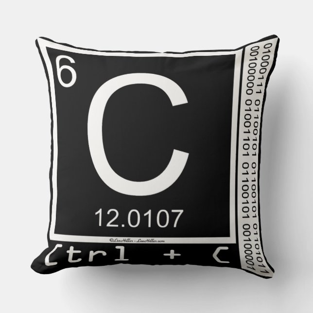 Coussin Geek Me! Carbon Copy (Recto)