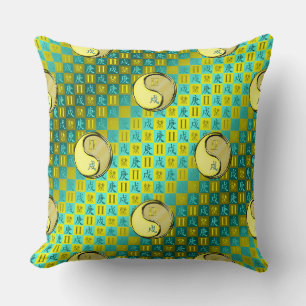Coussin Gémeaux & Chien de Métal