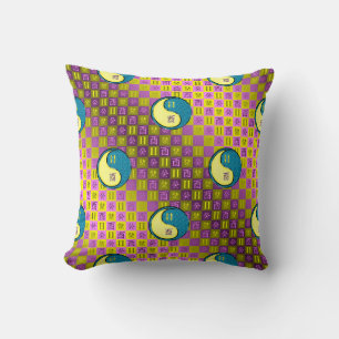 Coussin Gémeaux & Coq d'Eau