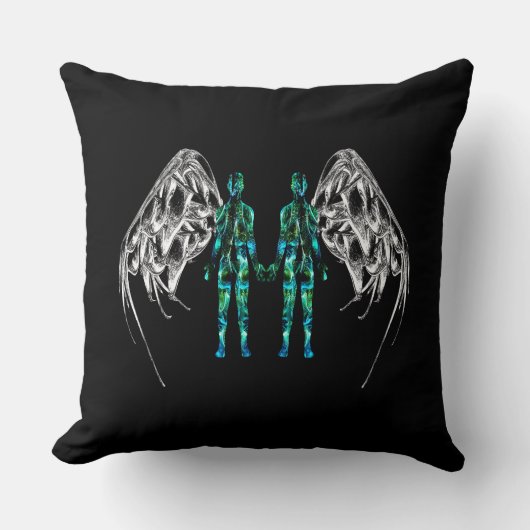 Coussin GEMEAUX – L'Esprit Double (Recto)