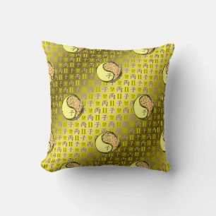 Coussin Gémeaux & Rat de feu