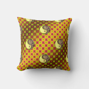 Coussin Gémeaux & Tigre de Terre