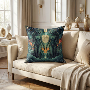Coussin Gémeaux Zodiaque Céleste