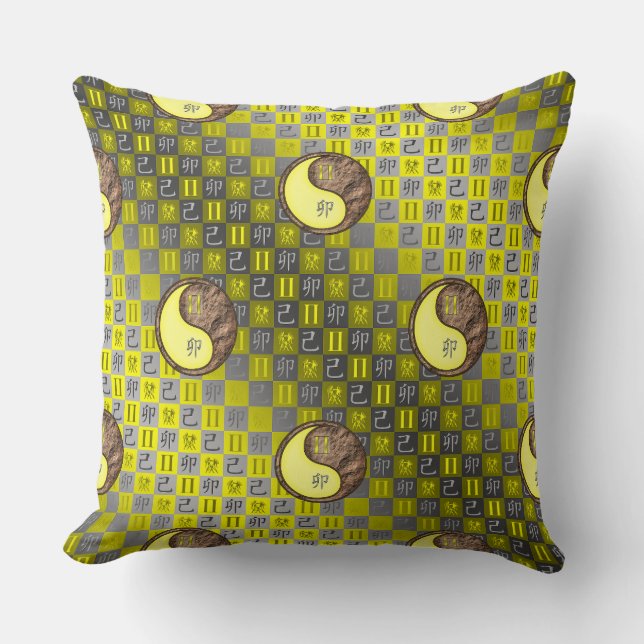 Coussin Gemini & Earth Rabbit (Recto)