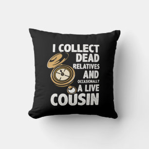 Coussin Généalogiste Je collectionne la généalogie des par