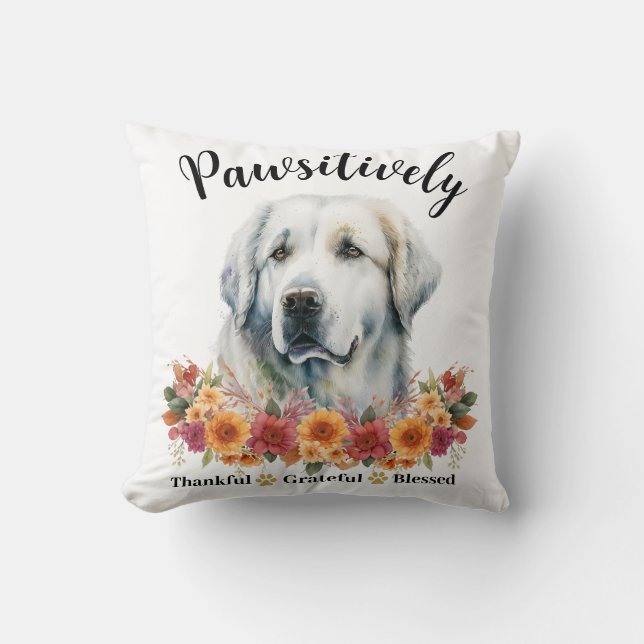 Coussin Génial et gracieux, bienheureux, mignon chien (Recto)