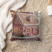 Coussin gentil pain d'épice rose (Couverture)