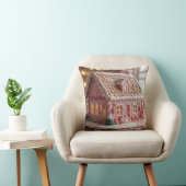 Coussin gentil pain d'épice rose (Chaise)