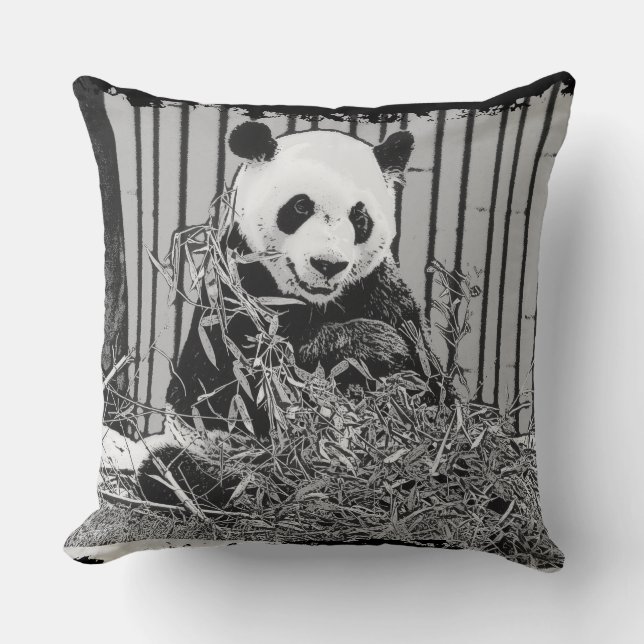Coussin Gentil Panda Géant (Recto)