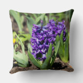 Coussin Géocinthe bleu au printemps (Verso)