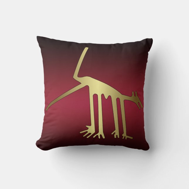 Coussin Geoglyphes Nazca Pérou Animaux (Recto)