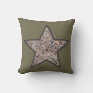 Coussin Géologie Rustique Rock Star sur Couleur personnali