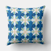 Coussin Geometric diamond flowers (Verso)