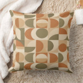 Coussin Geometric Earthy Tones Pillow (Couverture)