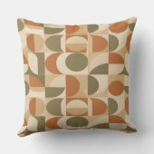 Coussin Geometric Earthy Tones Pillow (Verso)
