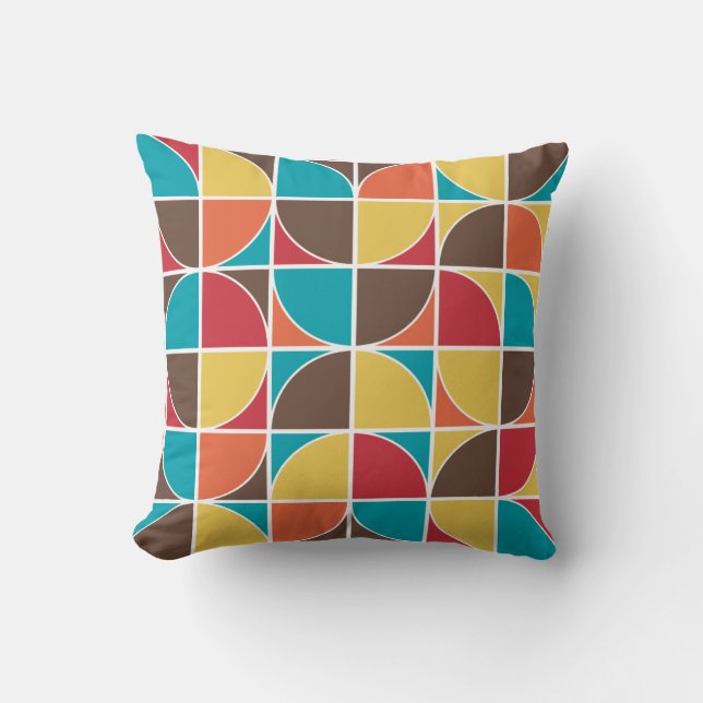 Coussin Géométrie Abstraite 110421v4 (Recto)