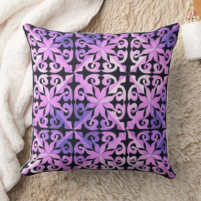 Coussin Géométrie Cachée de la Nature Géométrique Abstrait (Couverture)