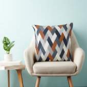 Coussin Géométrie de rouille de la marine VI (Chaise)