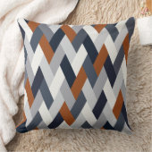 Coussin Géométrie de rouille de la marine VI (Couverture)