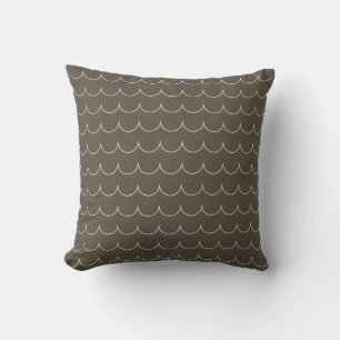 Coussin géométrique à coquille Saint-Jacques Blush
