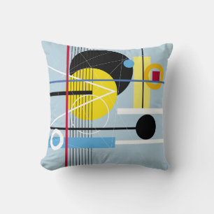 Coussin Géométrique Abstraite : Arrière - plan multicolore