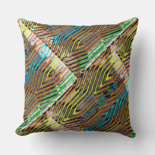 Coussin Géométrique Afrocentrique