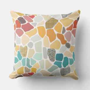 Coussin Géométrique colorée