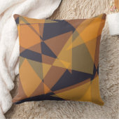 Coussin Géométrique, cool, tendance, moderne, triangles si (Couverture)