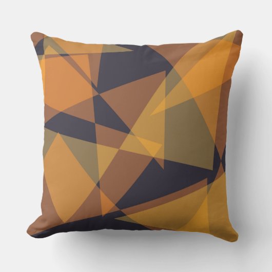 Coussin Géométrique, cool, tendance, moderne, triangles si (Recto)
