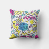 Coussin Géométrique des années 90 (Verso)