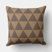 Coussin géométrique or et noir moderne (Verso)