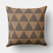 Coussin géométrique or et noir moderne (Verso)