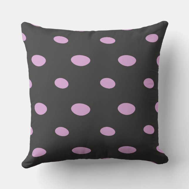 Coussin Géométrique rose et gris (Verso)