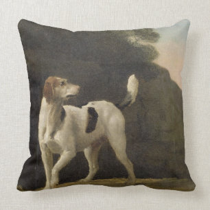 Coussin George Stubbs un fox-hound, c.1760 (huile sur