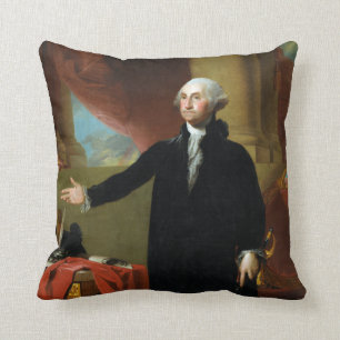 Coussin George Washington par Gilbert Stuart
