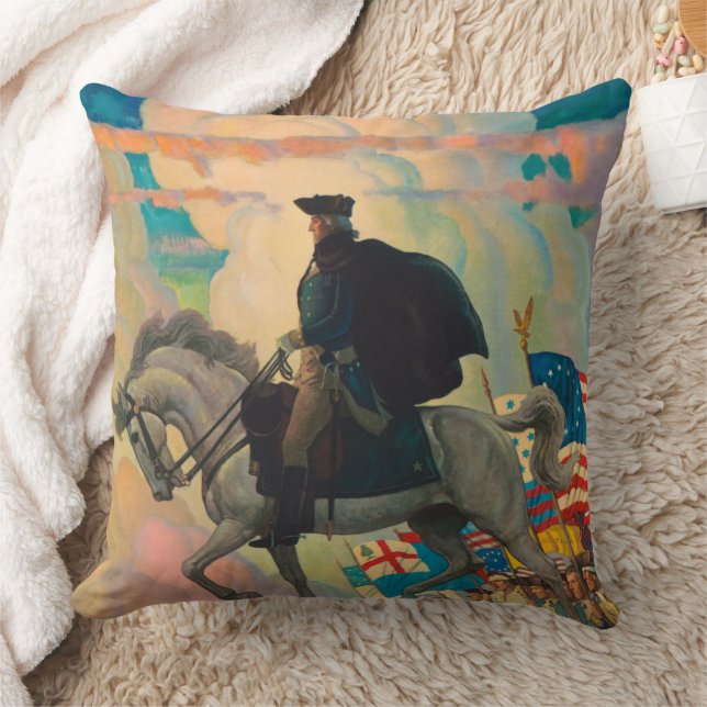 Coussin George Washington par Newell Convers Wyeth (Couverture)
