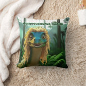 Coussin Georgeousaurus Blond Dinosaur (Couverture)