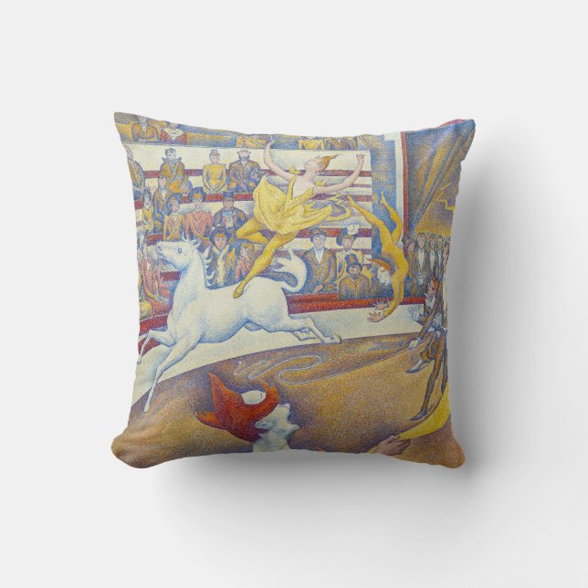Coussin Georges Seurat - Le Cirque (Recto)