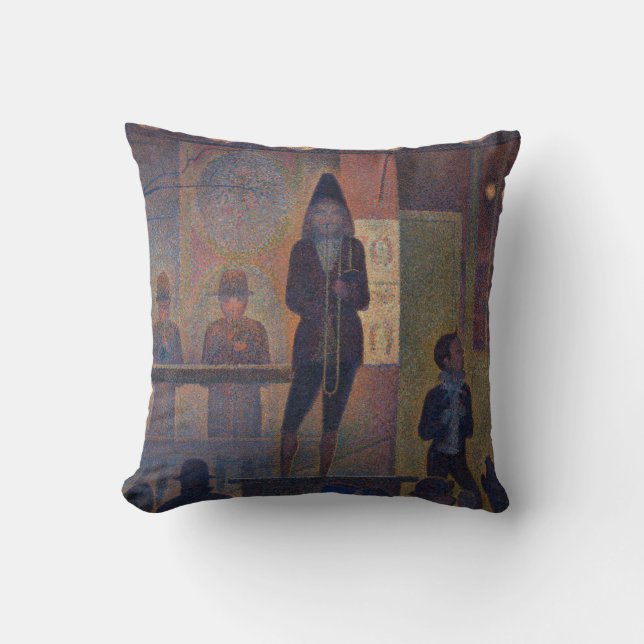 Coussin Georges Seurat - Parade de cirque (Recto)