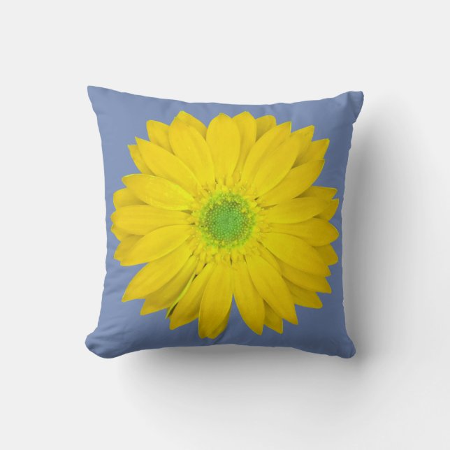 Coussin Gerbera jaune (Recto)
