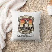 Coussin Gérer chaque situation Boston Terrier Chien Couche (Couverture)