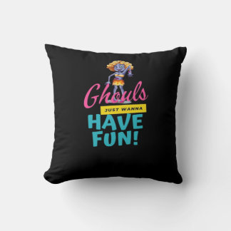 Coussin Ghouls Veux Juste Avoir Un Sentiment D'Automne Amu