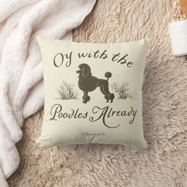 Coussin Gilmore Girls | Oy With the PoodlesDesign (Couverture)