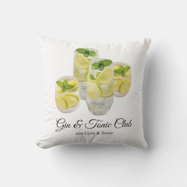 Coussin Gin & Tonic Club (Recto)