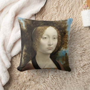 Coussin Ginevra de' Benci Leonardo da Vinci
