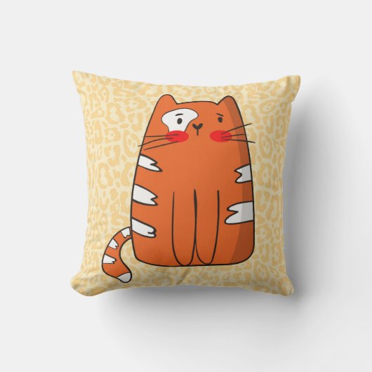 Coussin Ginger Cat (Recto)