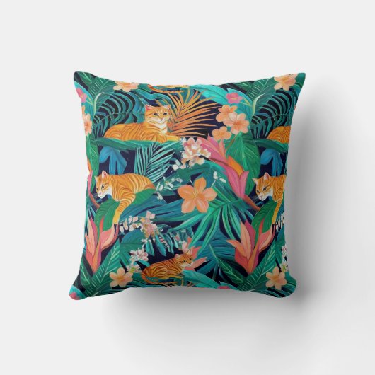 Coussin Ginger Cats in the Jungle (Verso)
