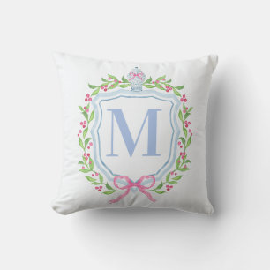 Coussin Ginger Jar & Christmas Berries Monogramme