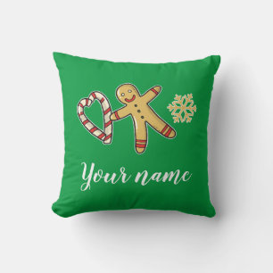 Coussin Gingerbreadman Love Thlow Pillow
