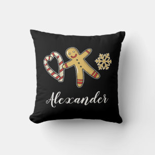 Coussin Gingerbreadman Love Thlow Pillow